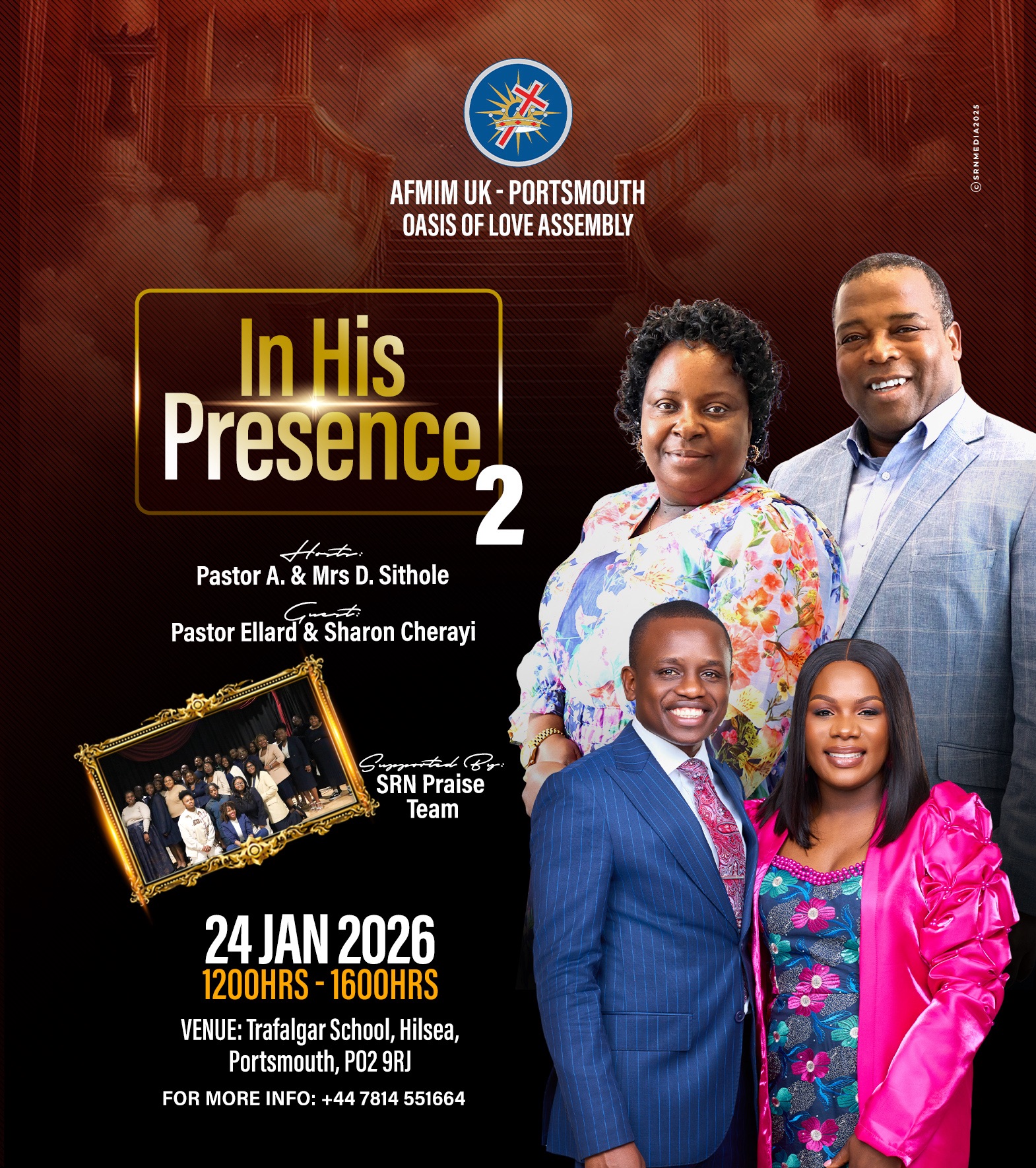 In His Presence 2 event poster